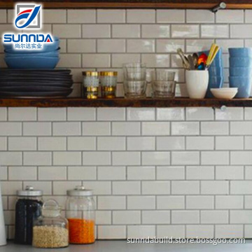 Foshan factory direct selling super white single circle subway tile